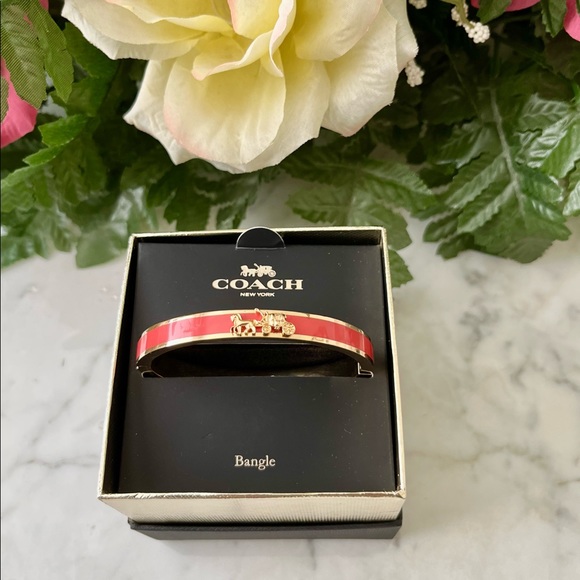 Coach Jewelry - COACH Horse Carriage Bangle Bracelet.